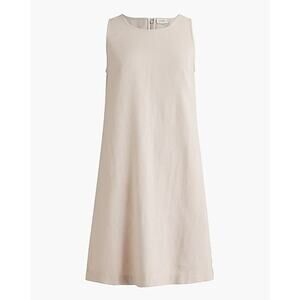 J. Crew Factory Sleeveless Mini Dress in Light Beige